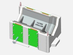 MATRICE INFERIORE COLATURA GESSO CON SISTEMA DI ESPULSIONE A CAMMA E RISCONTRI
