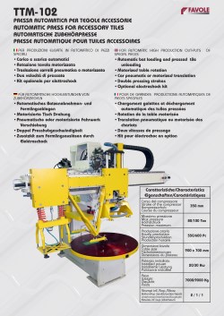 PRESSA AUTOMATICA PER TEGOLE ACCESSORIE